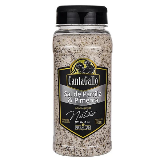 Parrilla Salt & Black Pepper By Netão | Sal de Parrilla & Pimenta | Cantagallo (31.74oz - 900g)