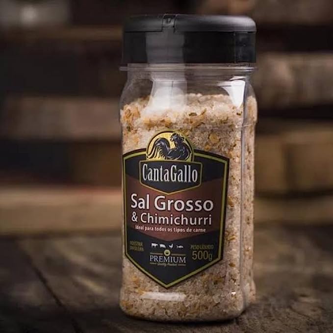 Rock Salt and Chimichurri | Sal Grosso Chimichurri 500gr | Cantagallo (17.63oz - 500g)